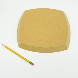 Spherical Square 11 inch Pottery Form by GR Pottery Forms